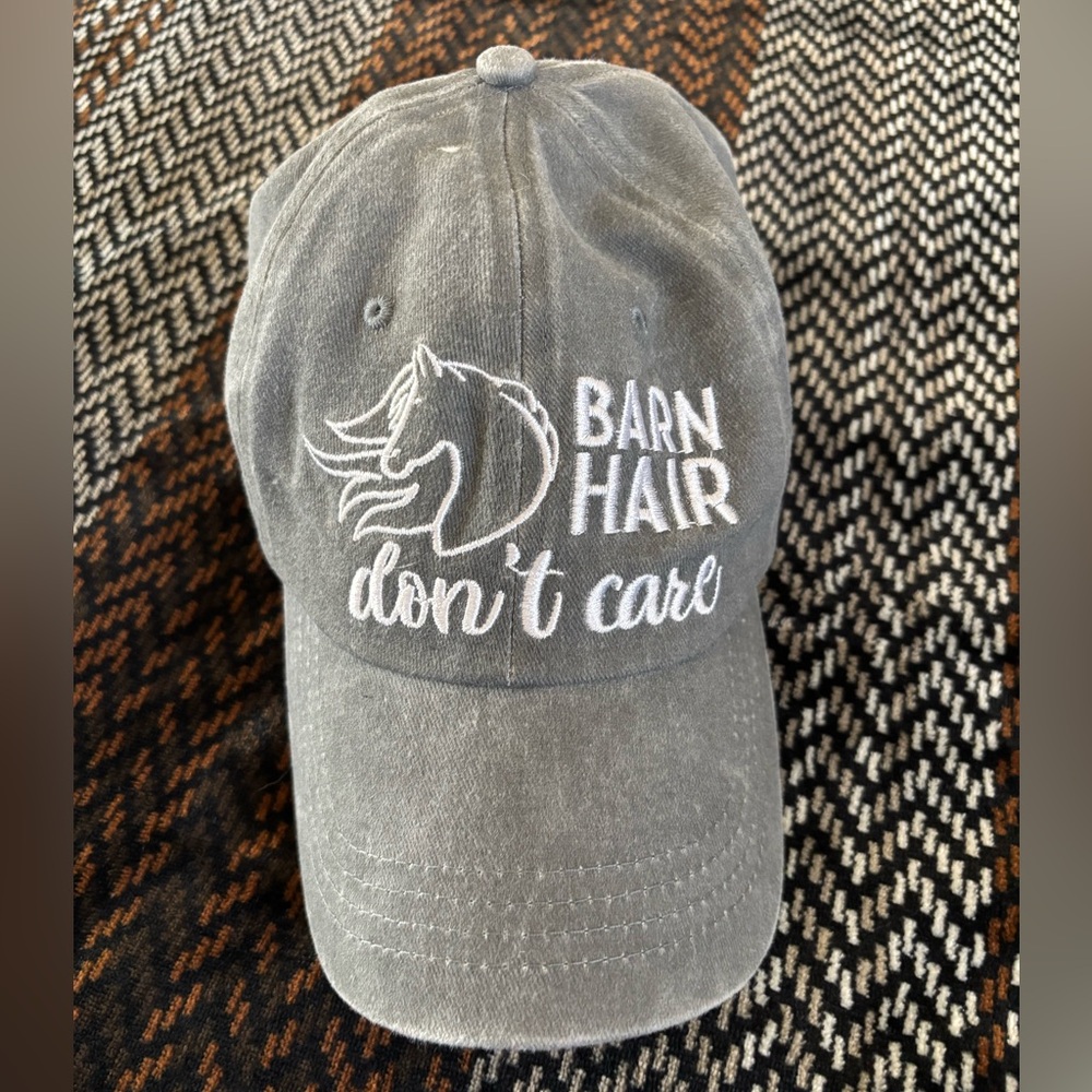 Barn hair don’t care baseball cap